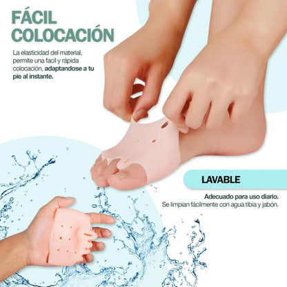 Almohadillas terapéuticas con separador de dedos
